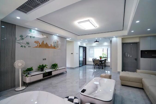 134㎡現(xiàn)代簡約四居室，拒絕過度裝修！有時候越簡單就越顯高級！